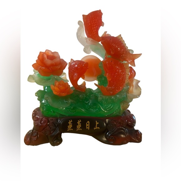 Ornamental Stone Other - Koi Fish, prosperity, and abundance.!